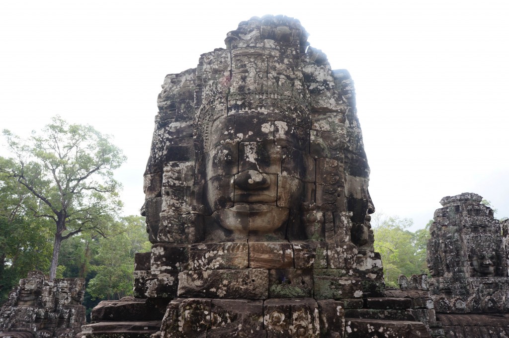 Angkor Thom faces Cambodia